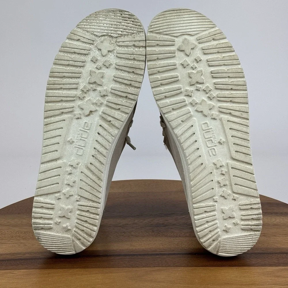 Womens Hey Dude Wendy‎ Python Snakeskin Beige Casual Loafers Shoes Size 7 M